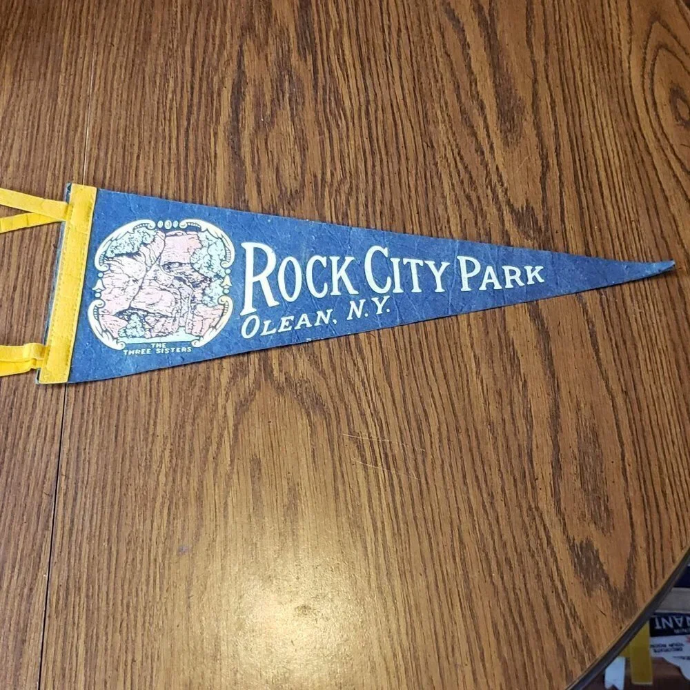 Vintage Rock City Park Olean New York NY Blue 18